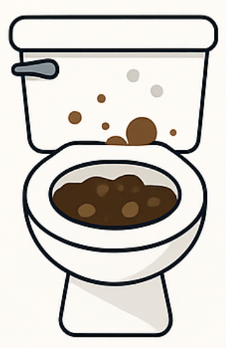 Toilet showing Clogged traffic status in Onehunga. Click to refresh.
