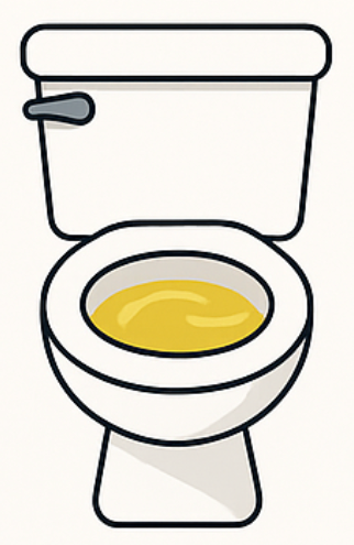 Toilet showing Slow Drain traffic status. Click to refresh.